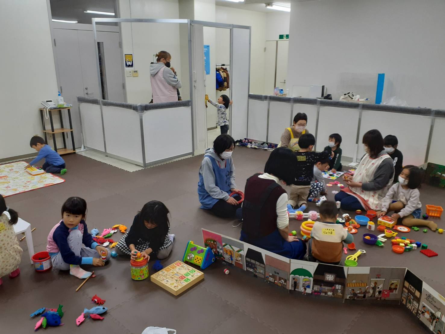 企業託児の様子